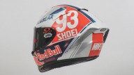 MotoGP: Marquez torna indietro nel tempo: un casco per i campioni del passato