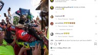 MotoGP: #GrazieVale, il mondo dei social omaggia Valentino Rossi