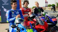 MotoGP: FOTO - Dalla pista allo stadio: Bagnaia, Quartararo e Mir in nazionale