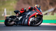 MotoE: VIDEO E FOTO - La Ducati elettrica a Vallelunga con Alex De Angelis