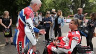 MotoGP: Goodwood, dodici titoli mondiali in una foto: Rainey, Roberts, Schwantz, Doohan