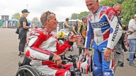 MotoGP: Goodwood, dodici titoli mondiali in una foto: Rainey, Roberts, Schwantz, Doohan