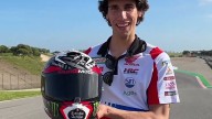 MotoGP: Test Portimao: Alex Rins svela il nuovo casco firmato da Aldo Drudi
