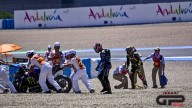 MotoGP: LA FOTOSEQUENZA COMPLETA 57 FOTO: l'ammucchiata nella Sprint race di Jerez