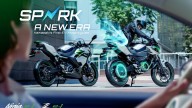 Moto - News: Kawasaki Z e-1 e Ninja e-1: "Go with Green Power"