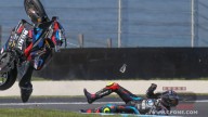 SBK: Paura per Toprak: le immagini dello spaventoso highside a Phillip Island