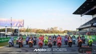 MotoGP: Bagnaia, Morbidelli, Marini, Bezzecchi, foto di gruppo VR46 in MotoGP