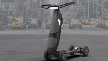 Moto - News: Dragonfly: il monopattino elettrico diventa "hyperscooter"
