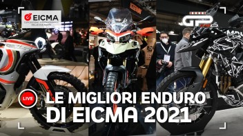 Moto - News: EICMA 2021, LIVE: Le migliori maxi-enduro - VIDEO