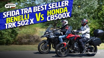 Moto - Test: Honda CB500X Travel Vs Benelli TRK 502 X: Giappone contro Italia