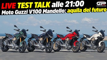Moto - News: LIVE Test Talk alle 21 - Moto Guzzi V100 Mandello: l'aquila del futuro