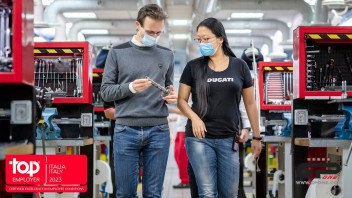Moto - News: Ducati certificata Top Employer per il nono anno consecutivo