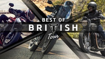 Moto - News: Best of British Tour 2023: 9 weekend per provare la gamma Triumph Motorcycles