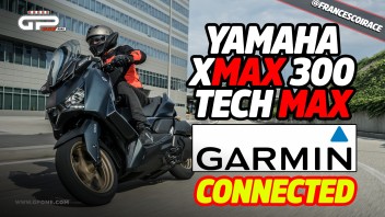 Moto - Test: PROVA XMAX 300 Tech Max: lo scooter connesso che naviga con Garmin