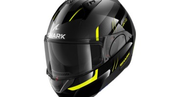 Moto - News: Shark EVO ES KRYD: il modulare flip-up con 15 grafiche