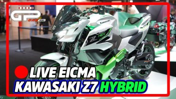 EICMA: Kawasaki Z7 Hybrid: l'ibrido in chiave naked