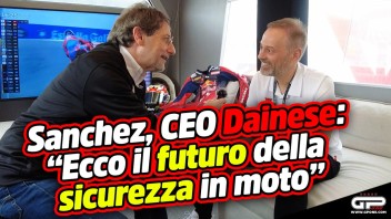 MotoGP: GPOne to one, Angel Sanchez CEO Dainese: "This is the future of motorcycle safety."