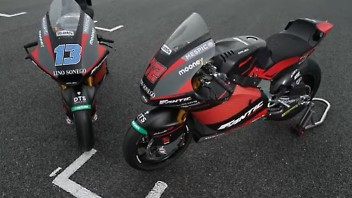 Moto2: VIDEO - Fantic toglie il velo alle Moto2 di Vietti e Gomez