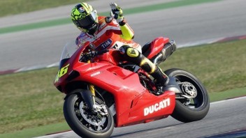 Il test di Vale in SBK