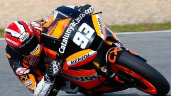 Moto - News: Moto2: Marquez 1° nel warm up