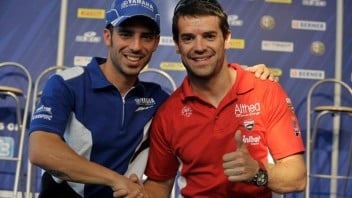 Moto - News: Checa e Melandri si sfidano a tavola