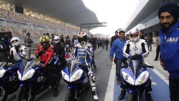 Moto - News: Lorenzo: in India tanti sorpassi