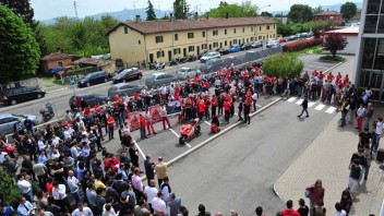 Moto - News: Un benvenuto rombante per Domenicali