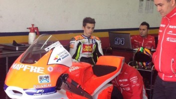 Test: VR 46 ad Almeria, Marini a Valencia