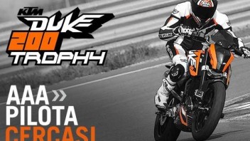 Moto - News: Duke 200 Trophy: KTM svela il suo trofeo