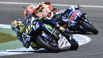 Marquez, Lorenzo and Rossi: trading places