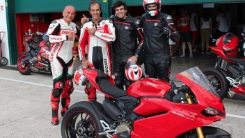 Pirro in sella alla Ducati...ma è il grande Emanuele!