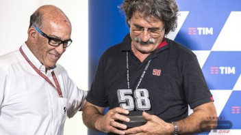 Marco Simoncelli&#039;s number 58 retired