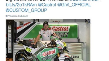 LCR with Castrol: Crutchlow dresses in green in Misano