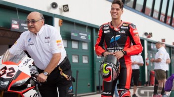 Milwaukee and Aprilia together from 2017 with Laverty and Savadori