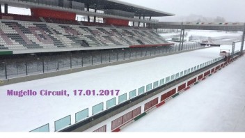 La neve trasforma il Mugello in una pista da sci