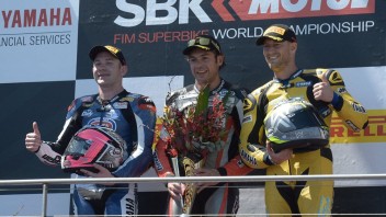 SBK: West sul podio con un motore in prestito