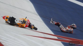 MotoGP: FP3: Tutti in terra, Marquez due volte, ma Vinales migliora