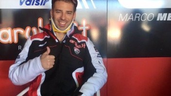 SBK: Melandri che botto! Finiti anzitempo i test di Aragon