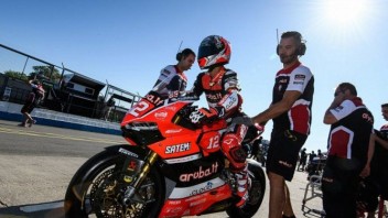 SBK: Stock1000: Rinaldi di misura su Sandi, 3° Tamburini