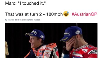 MotoGP: Marquez: Dovi ti ho toccato la gomma a 290 Km/h!