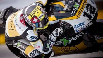 Moto2: Luthi fa il vuoto sul bagnato, 6° Morbidelli