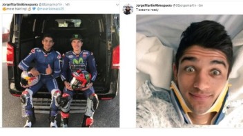 Moto3: Jorge Martin mystery: he publishes then removes injury photo