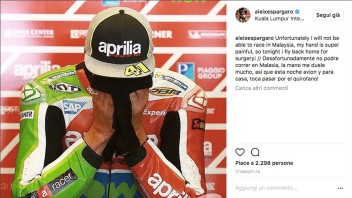 MotoGP: Aleix Espargaró to miss the GP of Malaysia and to undergo surgery