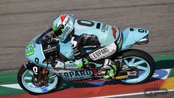 Moto3: FP2 ad Aragon sotto il segno di Bastianini, 3° Bulega