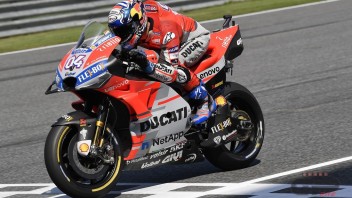 MotoGP: FP3 Buriram: Dovizioso al top, Marquez cade e va in Q1