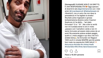 News: Filippo Magnini hit by a car while riding his bike