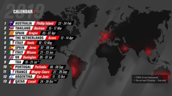 SBK: Dorna pubblica il calendario 2019, ma è solo provvisorio