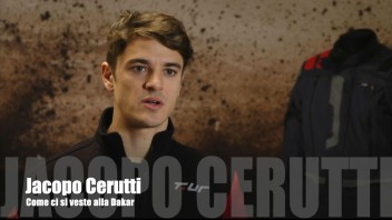 Dakar: Jacopo Cerutti: come ci si veste per la Dakar