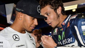 MotoGP: Hamilton e Rossi: doppio scambio Mercedes-Yamaha