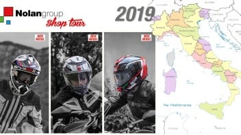 Moto - News: Nolangroup Shop Tour: 14 tappe con le novità 2019